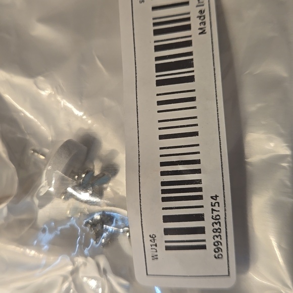 Floral Stud Earrings with Rhinestones, Stainless Steel Post Oriental Style - Picture 7 of 7